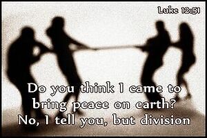 Christ Brings Division